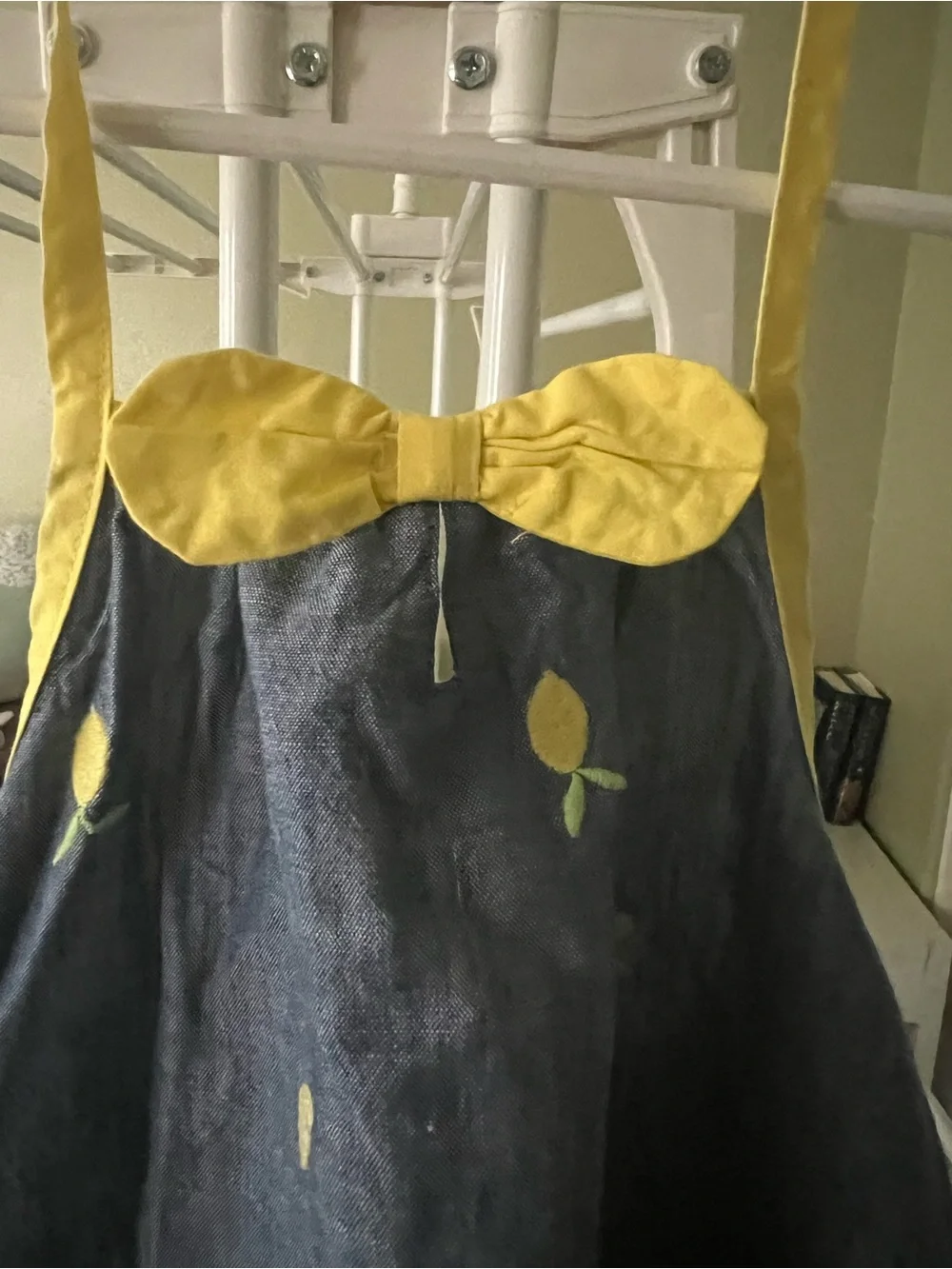Gymboree Lemon Embroidered Halter Top